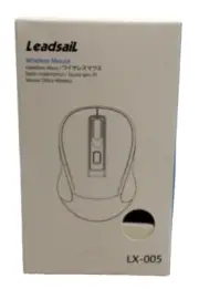 Leadsail Wireless Mouse LX-005 – 2.4GHz Ergonomic USB – New in Box