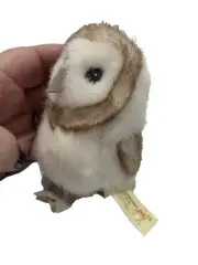 Folktails Folkmanis Barn Owl Finger Puppet Plush Toy