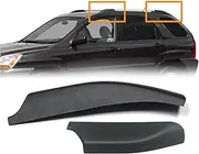 Yurefax Roof Rack Cover Roof Luggage Bar Rail End Shell Plasitc Cover Replacement, for Kia, for Sportage 2004-2007 87291 2F000 87292-1F000 Car Roof Rack End Cover(Rear Right)