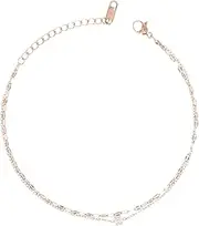 WOFASHPURET Woman Fashion Anklet Bracelets for Women Heart Ankle Jewelry Ankle Chain Creative Anklet Ankle Jewelry Women Ankle Bracelet Foot Pendant Chain Summer Anklets Golden