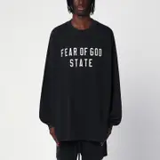 [Fear of God Essentials] Black T-Shirt with logo XL Black