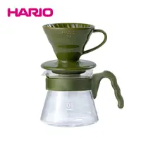 在飛比找PChome24h購物優惠-HARIO V60藍媚茶01濾杯咖啡壺組 VCSC-4701