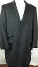 NWT $595 Hart Schaffner Marx Charcoal Wool/Cashmere Top Coat Overcoat 44R NEW