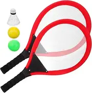 PENIKOKO 1Set Outdoor Tennis Rackets and Balls Interactive Sports Game for Boys and Fun for Family Activities Promotes Hand Eye Coordination and Reaction Skills
