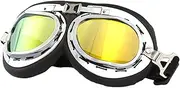 Offroad Goggles – Windproof Dirt Bike Riding Glasses, ATV & Motorcycle Protective Eyewear | anti dust Adjustable Strap Goggles, Outdoor Motocross Gear, off road Racing Eye Protection