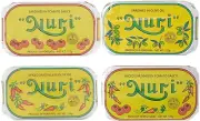 Nuri Brand Sardines in Tomato Sauce Variety 4 Pack, 125G Ea. 1 Ea. Tomato, Olive