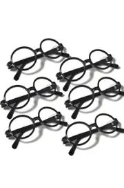 Wizard Glasses, Halloween Costume Party Accessories (Black, 6 Pack) NIP!!!