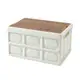 可折疊木蓋收納箱 SIN8820 收納箱 露營收納 衣物收納箱 整理箱