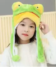 Frog Plush Beanie Hat With Moving Ears Costume Accessory Winter Hat Bookweek