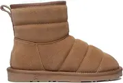 [EVERAU] Ugg Women Mini Boots Australian Sheepskin Wool Lining Nonslip Puffer