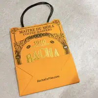 在飛比找蝦皮購物優惠-BACHA COFFEE 紙袋 全新 新加坡專櫃帶回 超美燙