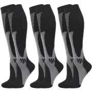 3x Compression Socks 20-30mmHg Medical Stockings Travel Flight Sports Leg Sleeve