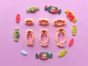 Christmas Candy Polymer Clay Cutter Set | Trees Cookie cutters | Mini Maxi