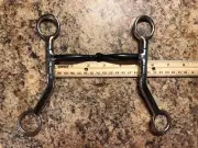 Circle R 5” Snaffle Horse Bit Reinsman Western Flat Shank Sweet Mouth