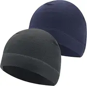 [SKHAOVS] 2 Pieces Winter Thermal Running Hat, Beanie Hat, Winter Running Hat, Winter Warm Windproof Cap, Soft Velvet Beanie Hat