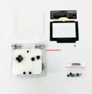 GBA SP Game Boy Advance SP IPS Ready Housing Shell Clear White GameBoy
