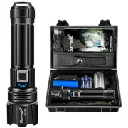 Flashlight High Lumens Rechargeable, 990,000 Lumen Led Flashlights XHP70.2