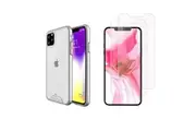 iCoverLover For iPhone 12 Pro Max Case & [2-Pack] Glass Screen Protectors Clear