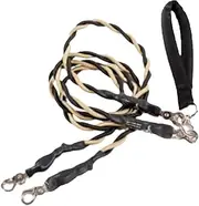 Dog Rope – Elastic Leads Double Rope | Heavy Duty Comfortable and Durable Pet for Park Training, Outdoor Pull Control, Beach Walks, Safety Runs, and Strong Grip Comfort Handling