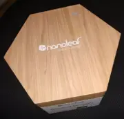 Nanoleaf Elements Wood Look Smarter Kit - Seven (7) Hexagon LED Light Panels