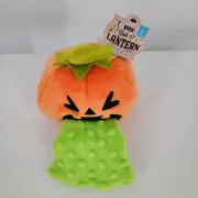 Bark Box Howl-O-Ween Halloween Yak-O-Lantern Pumpkin Plush Squeaky Toy L NEW