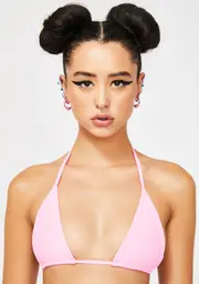 [Debutante Intimates] Barbie Pink String Bikini Top