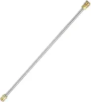 BEBEMOKO Pressure Washer Extension Wand to Quick Electric Gas Pressure Washers Durable Leak Design Performance