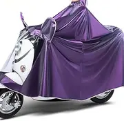 [MICTOY] Electric Vehicle Raincoat, Portable Reusable Hooded Poncho, Waterproof Transparent Film Does Not Block Car Lights