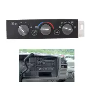 For 1996-2002 Chevy GMC C2500 W/o Rear Window Defogger A/C Heater Control Panel