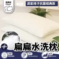 在飛比找momo購物網優惠-【BOSS BEDDING 小老闆寢具】透氣排汗抗菌水洗枕低