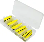 ＫＬＫＣＭＳ 15x Fly Tying EVA Foam Bodies DIY Fishing Lures High Density Waterproof with Box Dry Fly Tying Materials Fishing Float Making