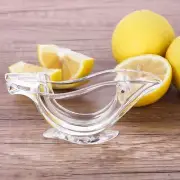 Lemon Juicer Clip Acrylic Manual Lemon Slice Squeezer Transparent Fruit Juicer~