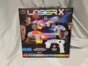 New NSI Laser X Micro Blasters 4 Players 200 Ft Range Batteries Included