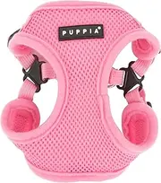 Puppia Soft Dog C Harness, Pink, Large