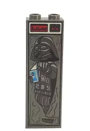 Carbonite Pattern Blue Milk Darth Vader Custom Printed on Official LEGO® Parts
