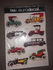 Vintage Old Time Cars/Automoblies Decals
