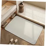 Bath Mat, Thin Bathroom Rugs, Non Slip Rubber Bath Mats for 17"x27" Beige