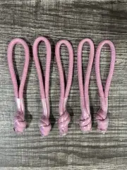 FS Pale Pink Nike Elite Zipper Pull replacements (Set of 5) - Paracord Dredz
