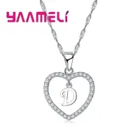 在飛比找蝦皮購物優惠-women necklace 23 cubic heart 