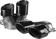 Car Rear Bumper Turbo Muffler Exhaust Tips Tip 4 Exits Compatible For Benz W177 A35 AMG 2020+ Spare Parts Tail Tips Trim Frame