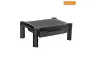 Brateck Height-Adjustable Smart Stand XL with Drawer for most 13"-32" Monitors [AMS-2]