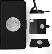 Full Moon Moonlight Satellite FLIP Wallet Phone CASE Cover for Apple iPhone 14 Plus
