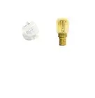 Oven Light Globe Complete Lamp Assembly - Globe + Cover 02825990KIT. Suits Miele