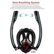 Snorkel Mask Full Face Diving Mask Snorkel Swim Goggles 180� View Anti Fog Small
