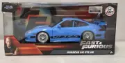 Jada Toys 2023 Fast & Furious Blue Porsche 911 GT3 RS 1:24 Scale Amazing
