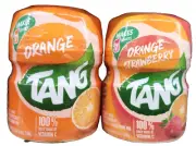 Tang 2 Orange Srawberry Fresa Breakfast Powder Drink Mix Juice Vt C Snack Summer