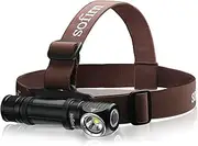 sofirn HS40 Rechargeable Headlamp 2000 Lumens, Super Bright Headlamp Flashlight with 6500k SST40 LED, IPX8 Water Resistance, Magnetic Tail Cap, Small Head Lamps to wear for Adult Camping Hking