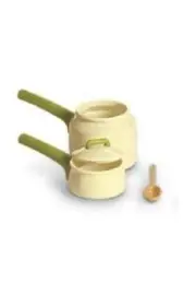 American Girl Kits Bakery Baking double broiler pan pot and spoon 18" doll