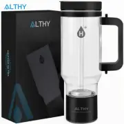 ALTHY Hydrogen Water Generator Bottle,1000ml Capacity & 4000mAh Battery, Straw