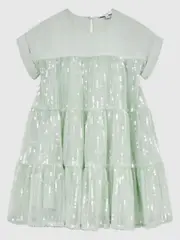 Reiss Sage Luci 9-12 yrs Sequin Tiered Dress (C47034) | $155